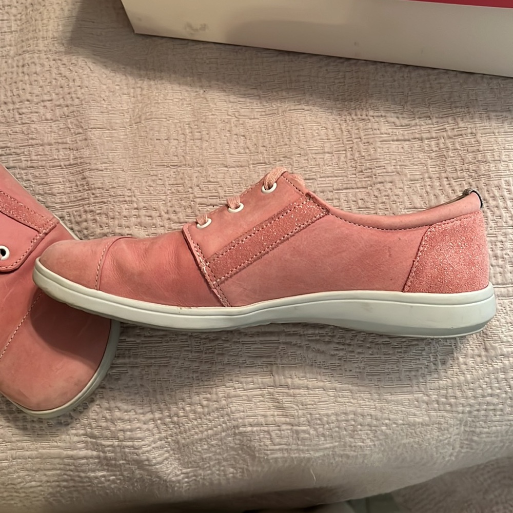 SAS pink sparkle tennis shoes